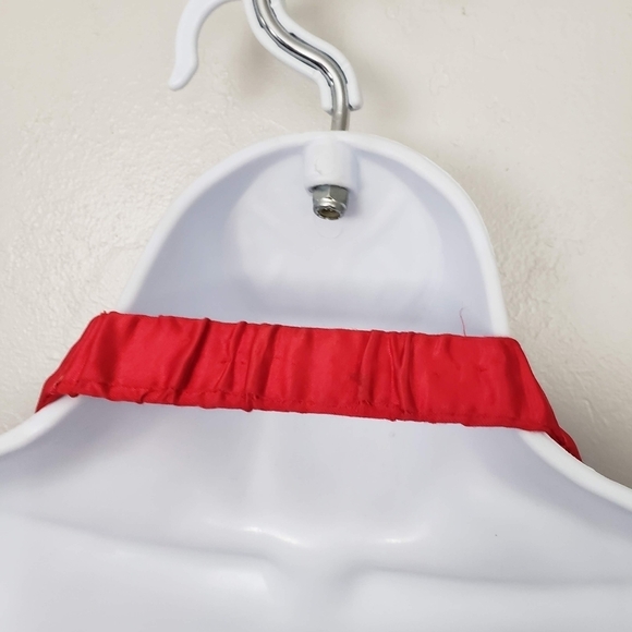 Bari-Jay Vintage Women's Red Sequin Halter Top Mini Dress Scallop Formal Fancy - Picture 3 of 14